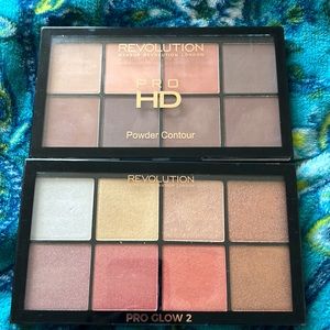 Makeup Revolution Pro HD Contour and Highlighter Palettes